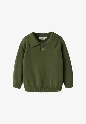 Lil' Atelier, POLO SHIRT REGULAR FIT - T-shirt à manches longues - cypress
