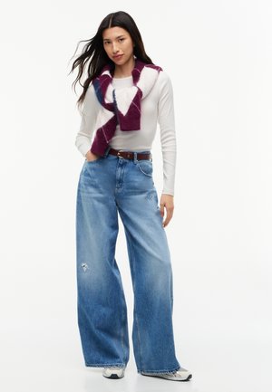 Tommy Jeans, SLIM ESSENTIAL 2 PACK - Top s dlhým rukávom - ecru/dark night navy