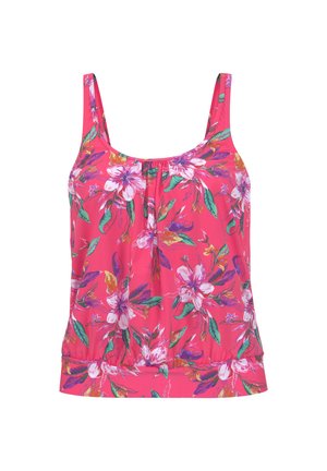 LASCANA TANKINI - Bikinitop - rot bedruckt