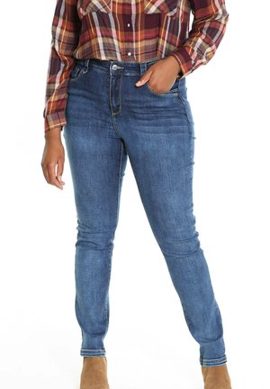 'LOUISE' TAILLE HAUTE. - Jeans slim fit - denim