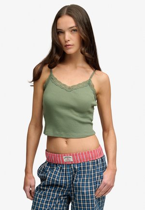 Superdry & Co, Top - laurel khaki
