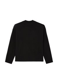 s.Oliver MIT PAILLETTEN-DETAILS - Langarmshirt - schwarz