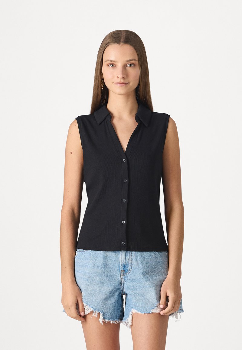 GAP MOD RIB BUTTON FRONT - Polo - black/negro - Zalando.es