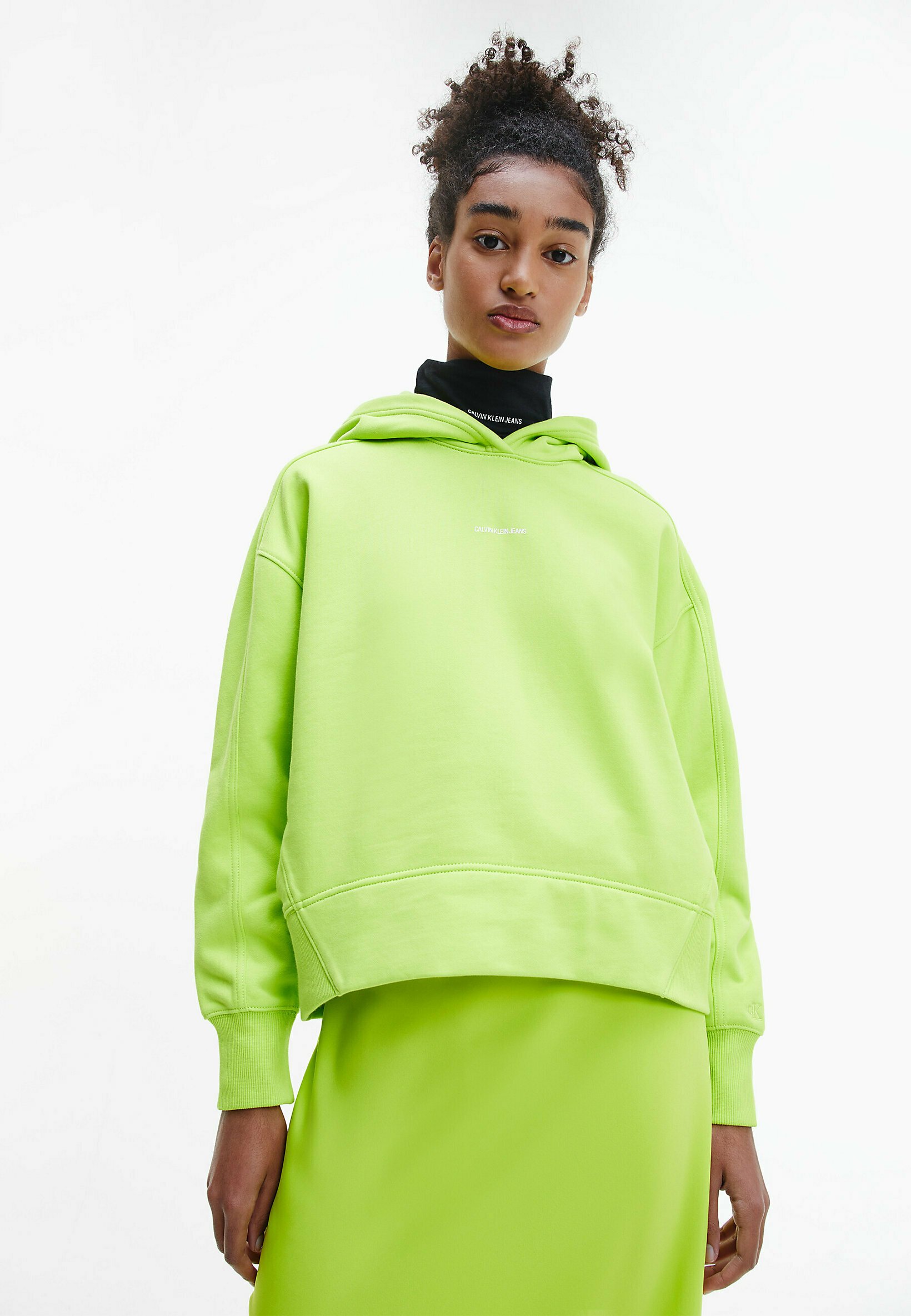 lime green calvin klein sweatshirt