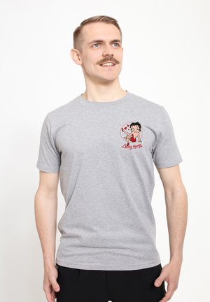 BETTY BOOP STRIKE A POSE - T-shirt con stampa - heather grey