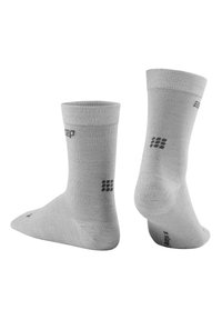 CEP ALLDAY RECOVERY COMPRESSION SOCKS MID CUT WOMEN - MADE IN GERMANY - Socks - light grey