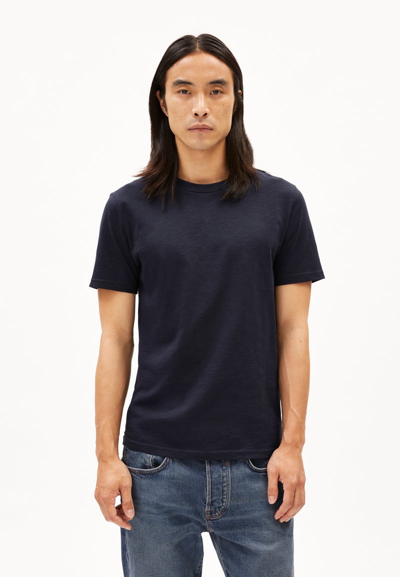 ARMEDANGELS JAAMEL STRUCTURE - T-Shirt basic - night sky