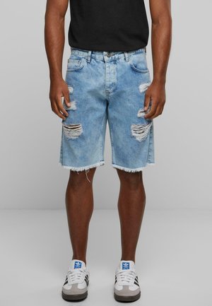 2Y Premium DESTROYED  - Jeans Shorts - blue