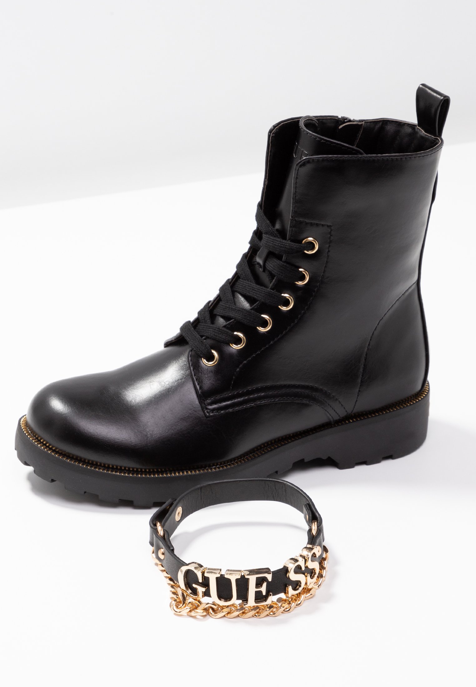 Guess NINA - Cowboy/biker ankle boot - black - Zalando.de