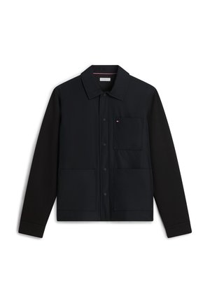 Tommy Hilfiger, ESS MIX MEDIA CHORE JACKET - Nyári dzseki - black