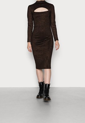 Strickkleid - brown