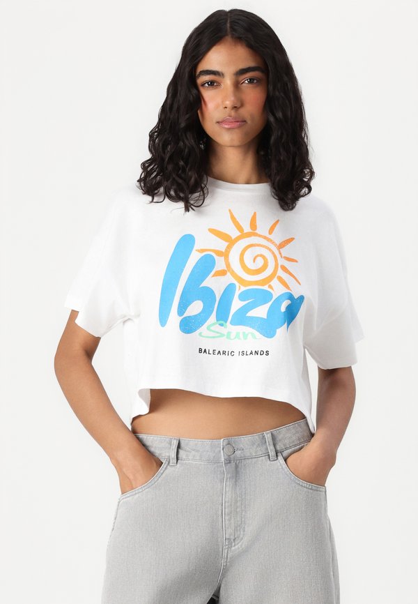 NMALENA IBIZA CROPPED - Print T-shirt2