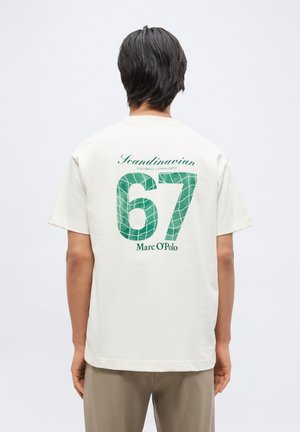 Marc O'Polo T-shirt imprimé - white cotton