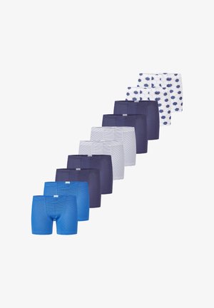 Schiesser 10ER PACK - Pants - blau weiß gem fußball