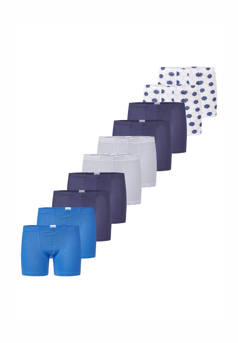 Schiesser 10ER PACK - Underkläder - blau weiß gem fußball