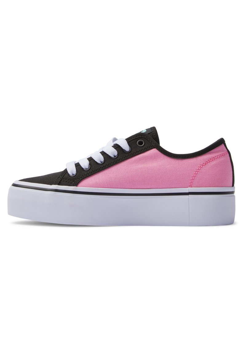 Baskets Femme DC Shoes Manuel – Sneakers Urbaines En Cuir Et Daim, Style Street Iconique Et Confortable