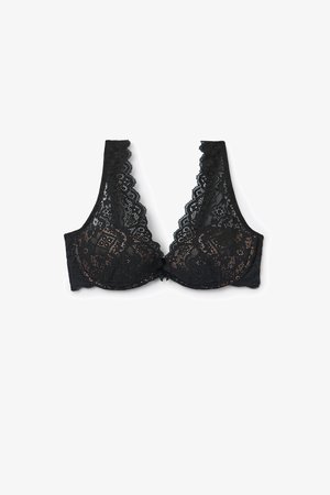 Intimissimi, ELENA - Trekants-bh'er - black