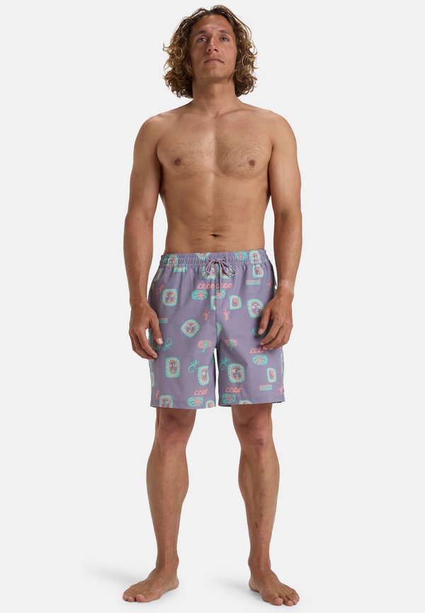 WASTED TIMES LB - Swimming shorts - purple ash4