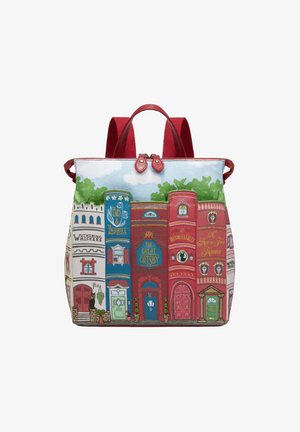 Vendula, VENDULA LONDON - ZAINO DONNA TESSA BOOKSHELF BOULEVARD - Rugzak - rosso