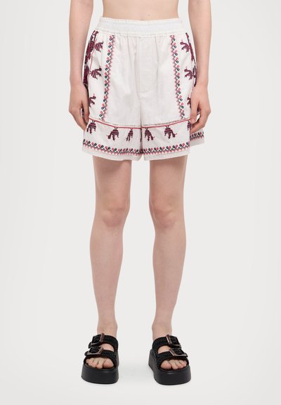 Sea BEENA EMBROIDERY SHORTS - Šortai - white