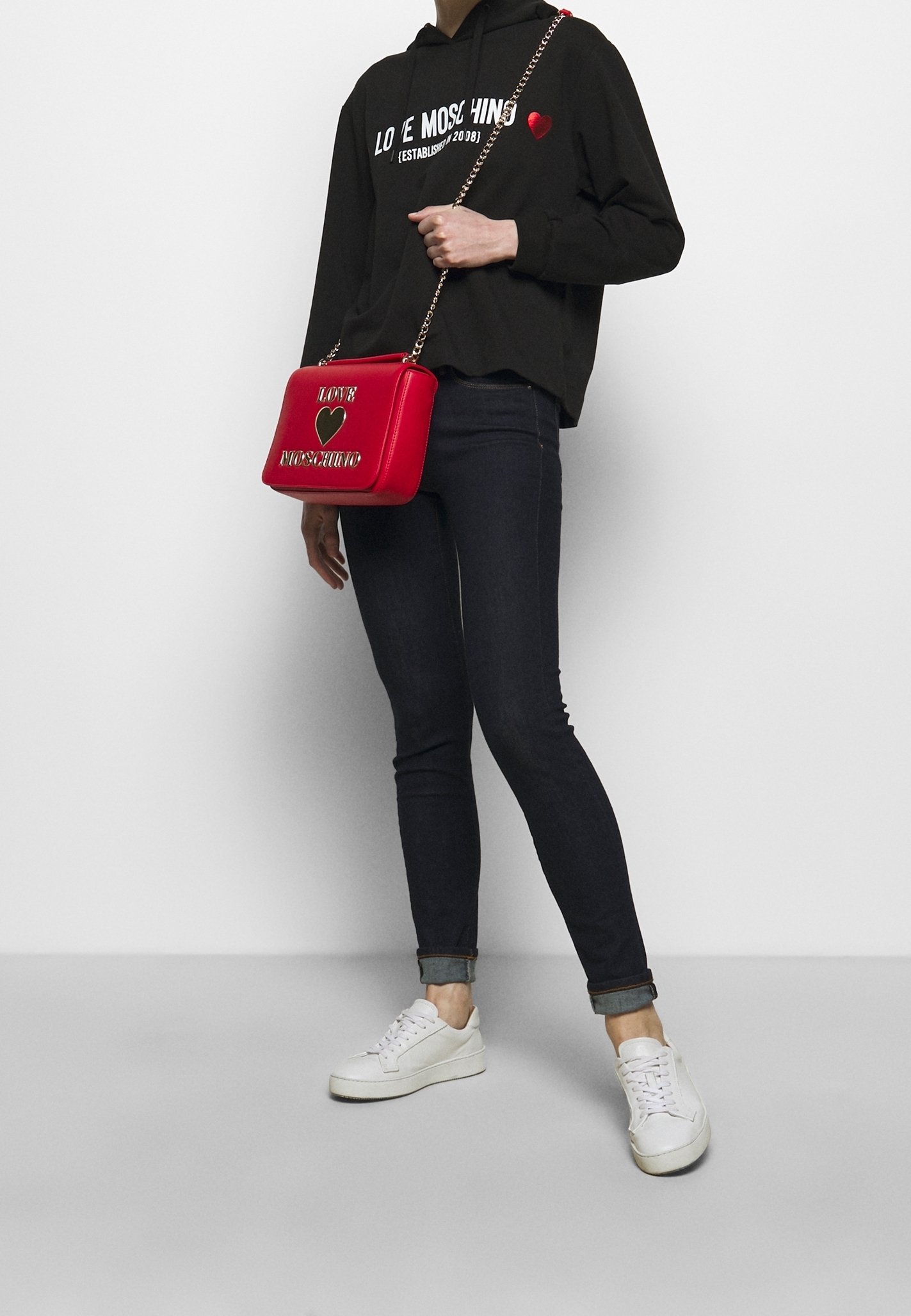 Love Moschino Hoodie - black - (Pre-owned) - Zalando