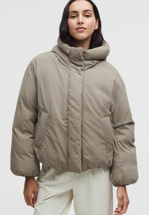 BUBBLE-HEM 600 PUFFER - Sulejope - warm ash grey