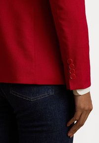 Lauren Ralph Lauren WOOL FLANNEL BLAZER - Žakete - festive red