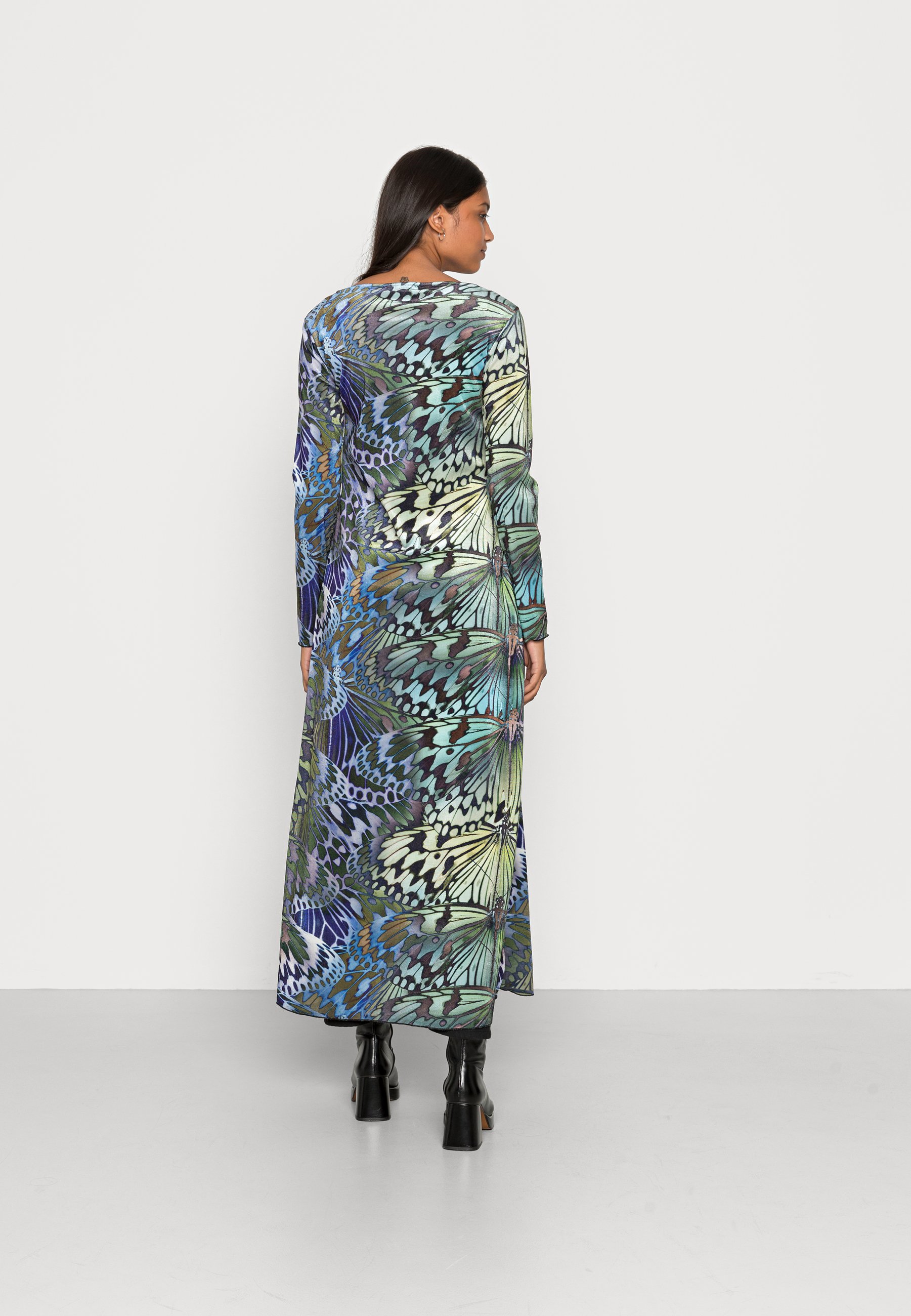 Jaded London TIE FRONT KIMONO GREEN 