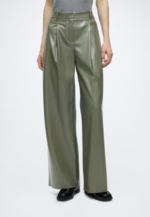 BOSS TIANA4 - Püksid - dark green