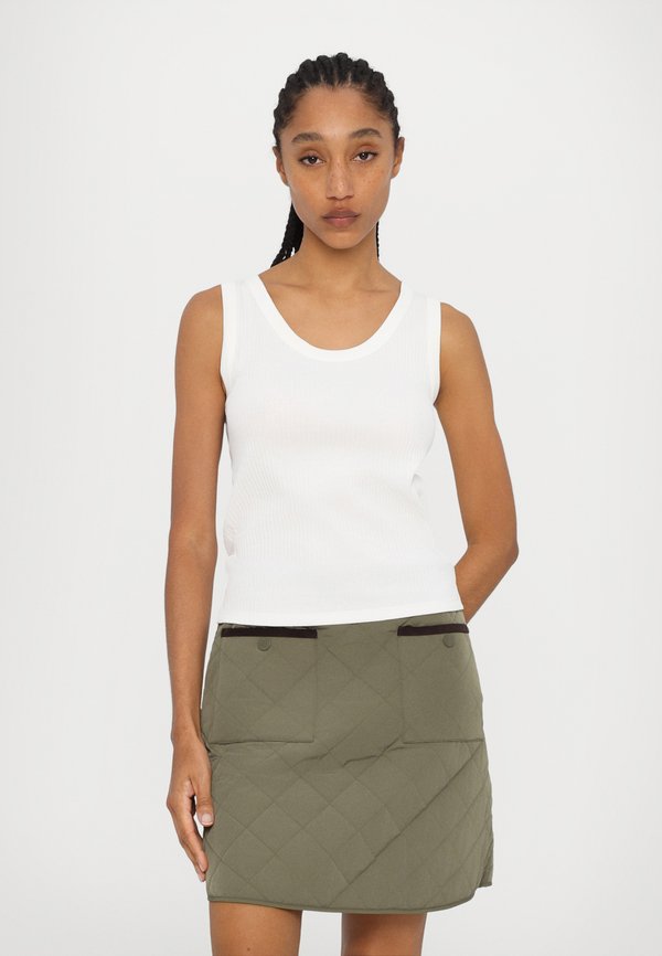 ERBA - Mini skirt - kaki3