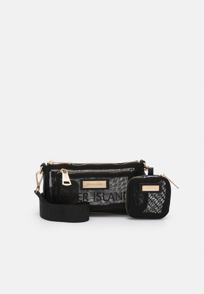Damen Taschen | River Island SET Umhängetasche black/schwarz - QB95782 Damen Taschen | River Island SET Umhängetasche black/schwarz - QB95782
