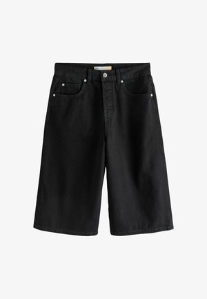 Next, WIDE LEG JORTS - Denimové šortky - black