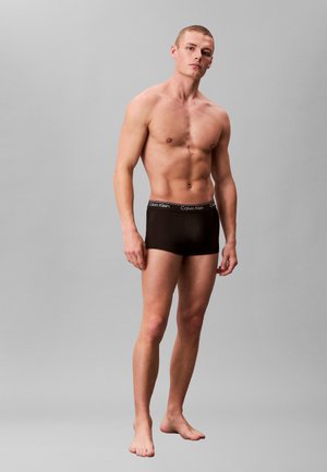 Calvin Klein Underwear, LOW RISE TRUNK 3 PACK MICROFIBER STRETCH - Trunks - black