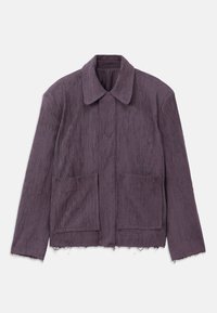 PLEATED TEXTURE JACKET - Giacca da mezza stagione - purple