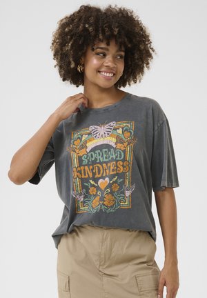 CUREEM - T-shirt med print - black wash