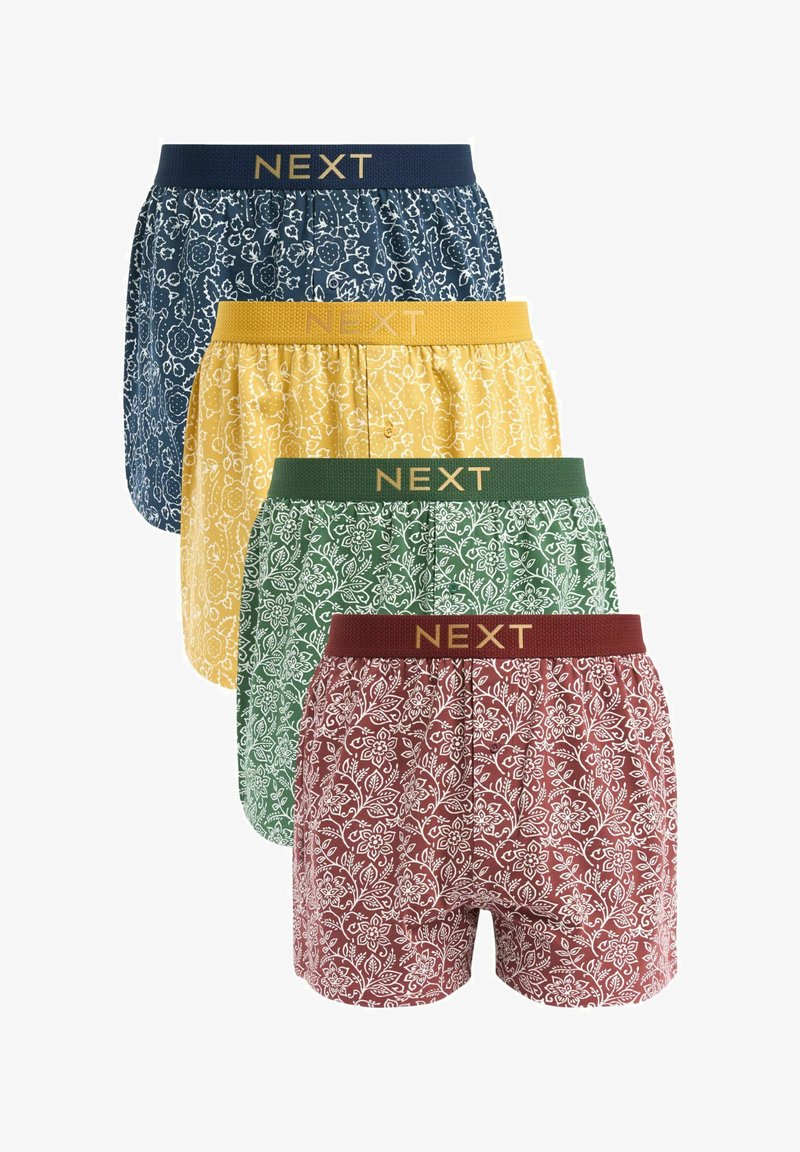 Next 4-PACK - Șorturi boxer - blue green floral pattern