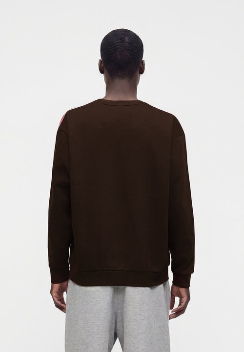 adidas 3S CREW - Sweatshirt - aurora coffee/lucid pink — photo 3