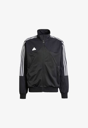 adidas Sportswear MATERIAL MIX TRACK - Trainingsjacke - black