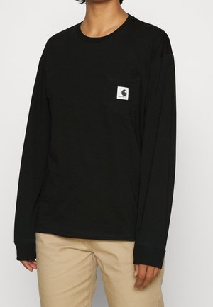 Long sleeved top - black
