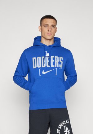 LOS ANGELES DODGERS CLUB SLACK HOOD - Mikina s kapucňou - rush blue