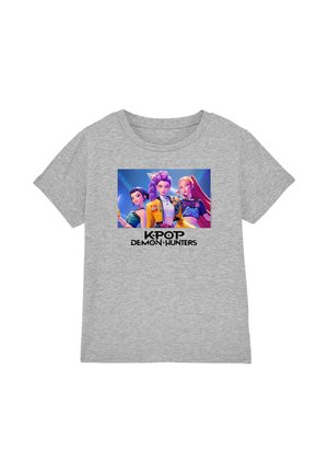 K-POP DEMON HUNTERS - HEROIC HUNTRIX - Print T-shirt - mottled grey