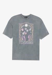 Print T-shirt - black wash