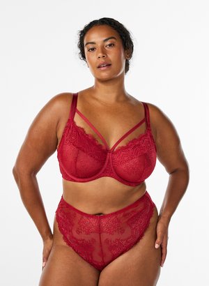 Devoted By Zizzi, Bøjle-bh - karanda red