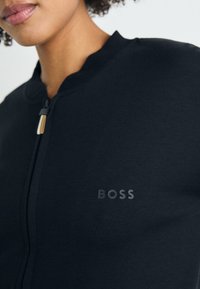 BOSS ZIP JACKET - Pyjamashirt - black
