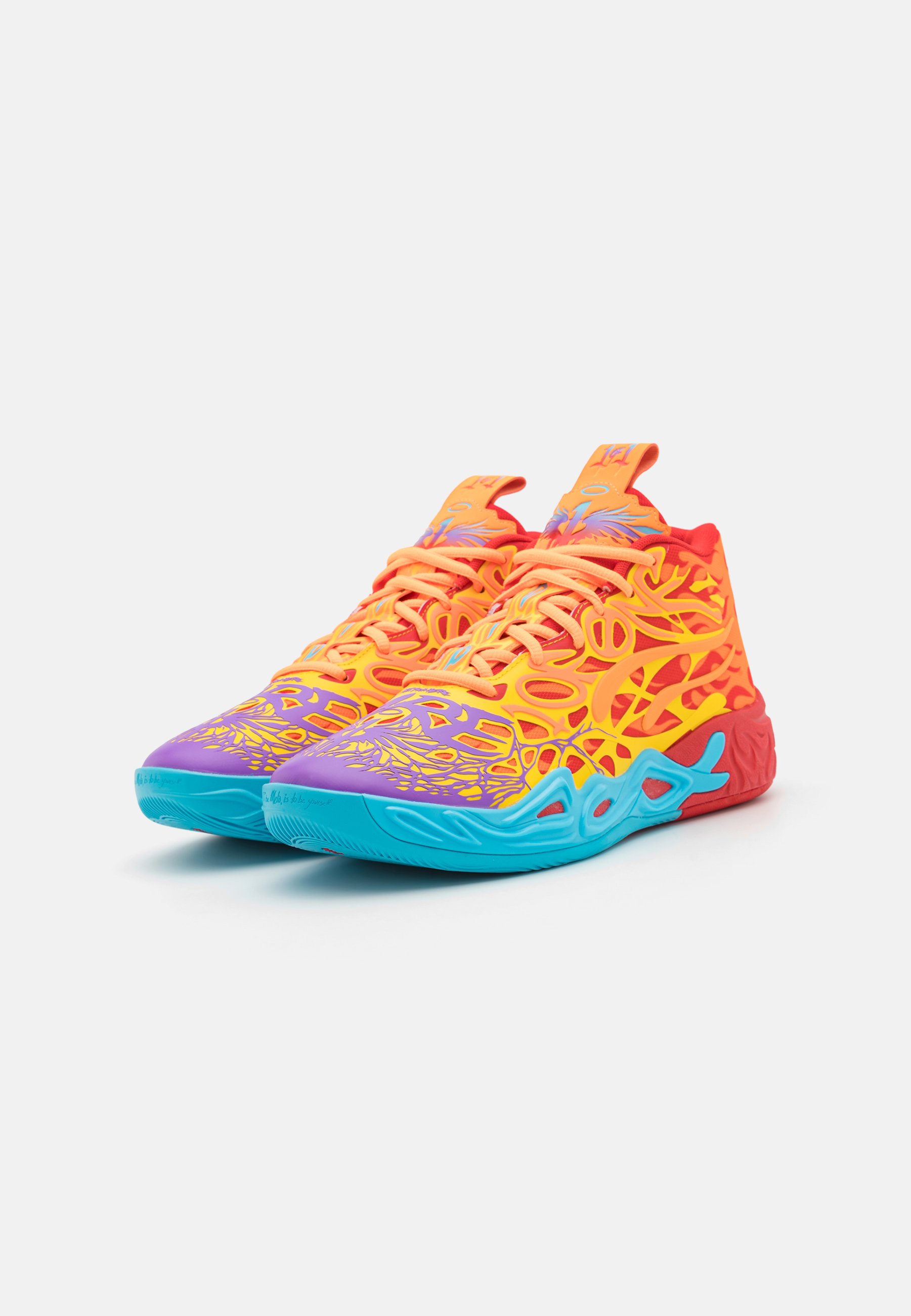 Puma MELO MB.04 PHOENIX - Obuwie do koszykówki/czerwony