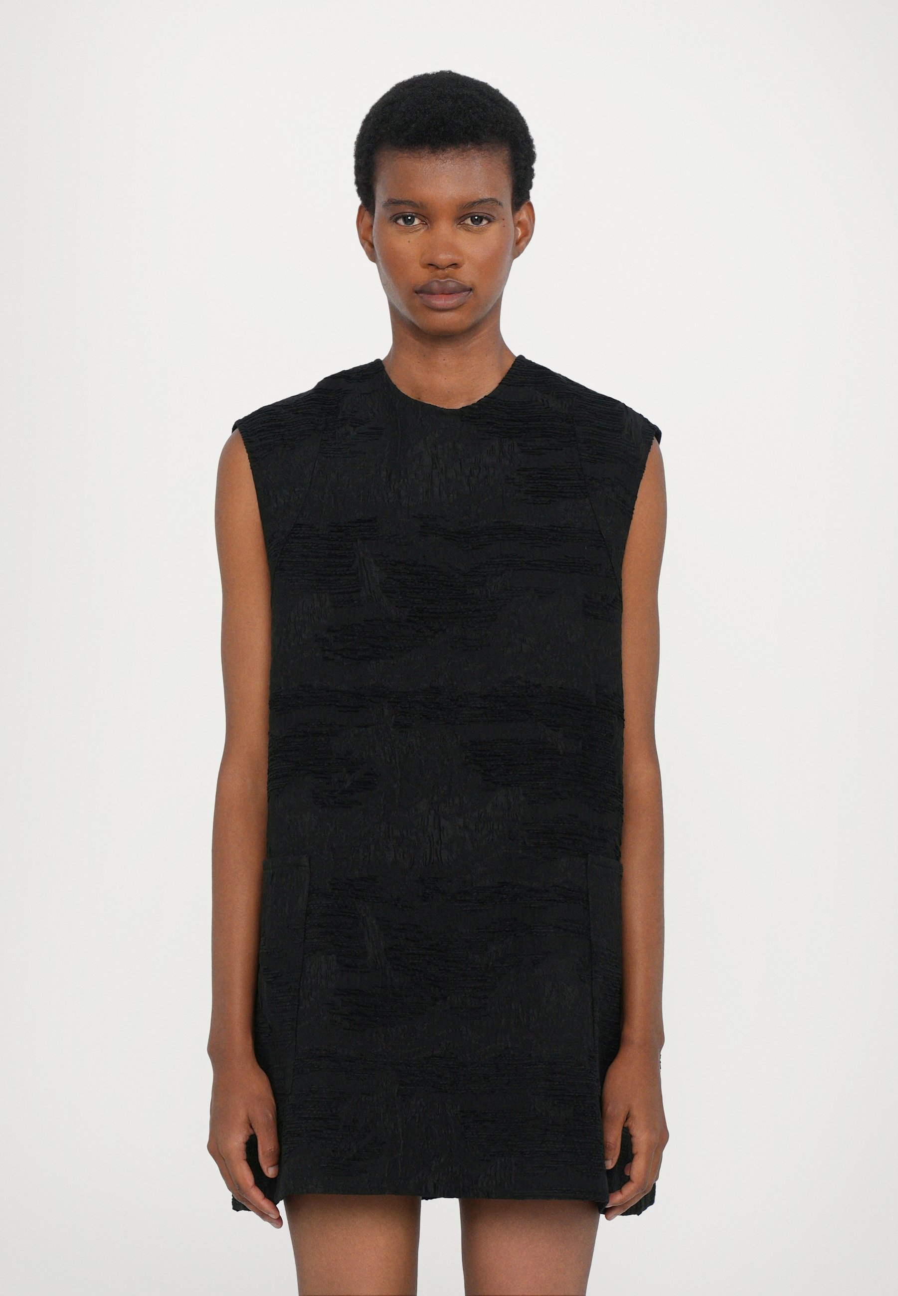 Henrik Vibskov DART SLEEVELESS DRESS - Cocktail dress / Party dress - fishes black/black - Zalando.co.uk