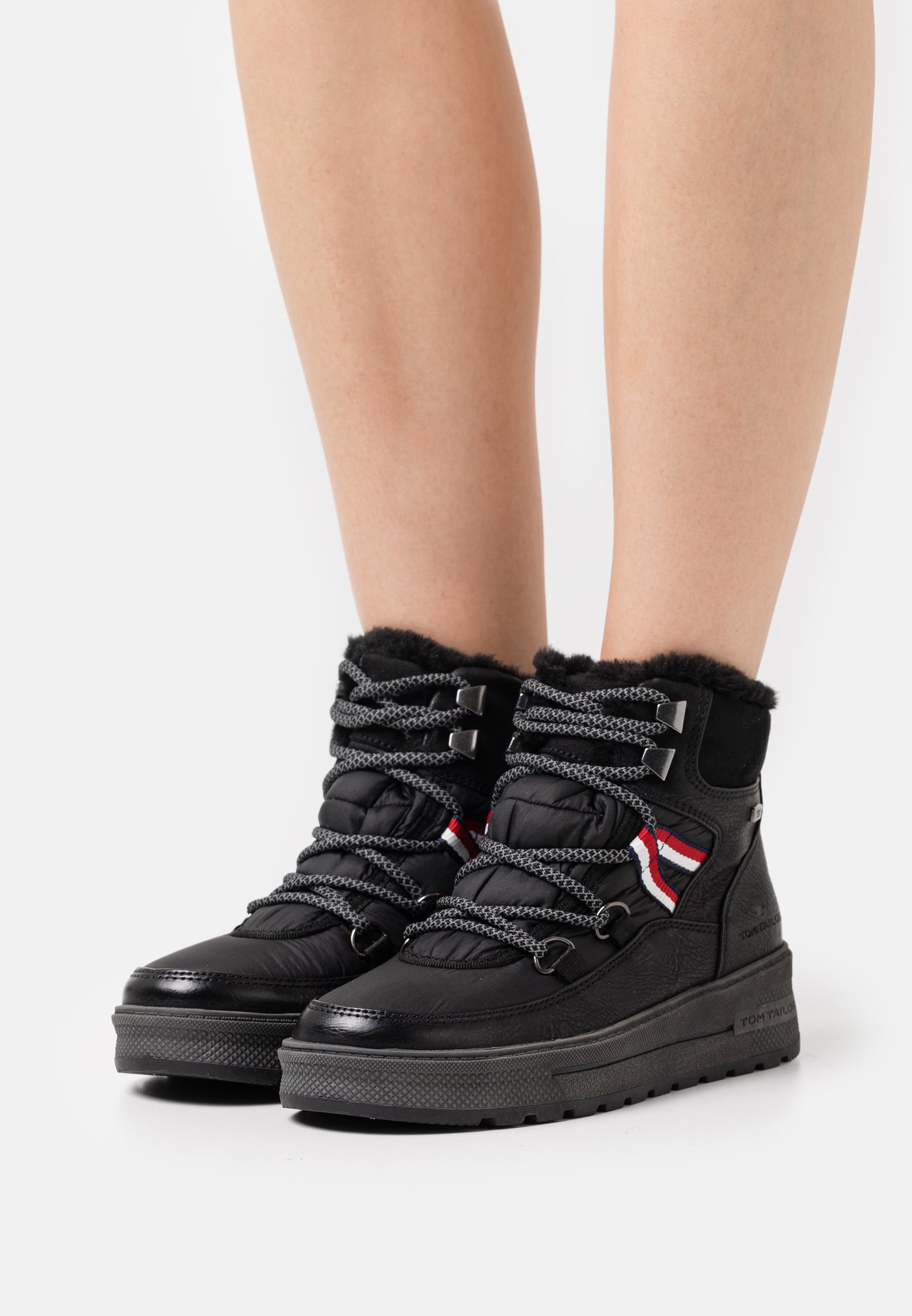 TOM TAILOR Botas para la nieve - black/negro - Zalando.es