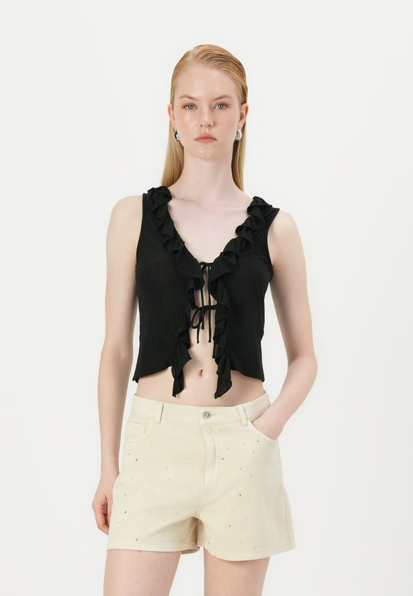 ONLJAGGER SILLA - Denim shorts3