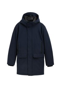 TOM TAILOR DENIM MIT KAPUZE - Ziemas mētelis - sky captain blue