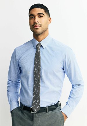 REGULAR FIT  SET - Hemd - blue stripe green geometric